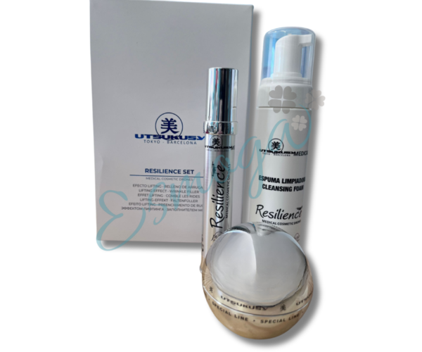 Kit Resilience crema facial + serum antiarrugas Utsukusy Cosmetics
