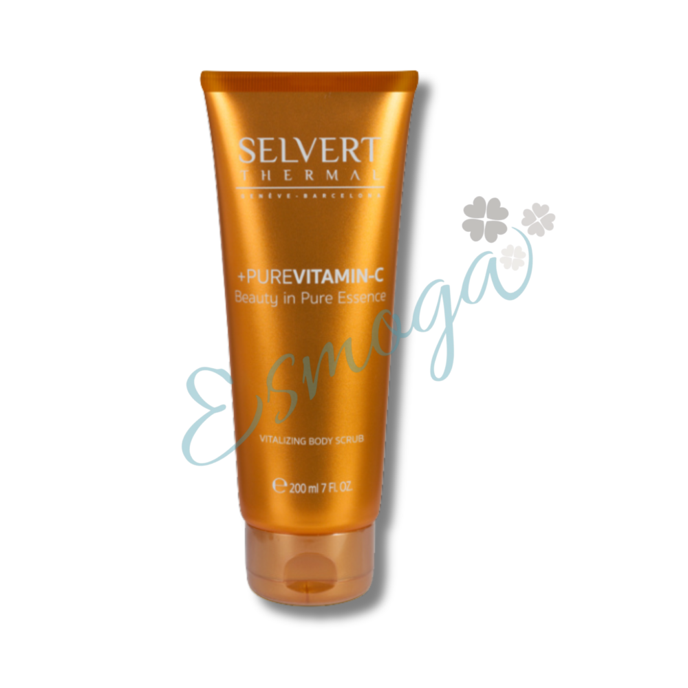 Exfoliante corporal + Pure Vitamin C, Vitalizing Body Scrub, Selvert Thermal