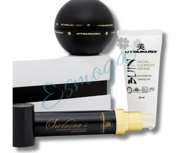 Kit Sirtuinas crema + serum facial utsukusy cosmetics