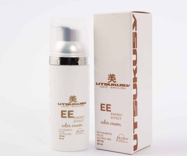 Crema EE EnergyEfect SPF50 Crema proteccion solar 50 con color maquillaje Utsukusy