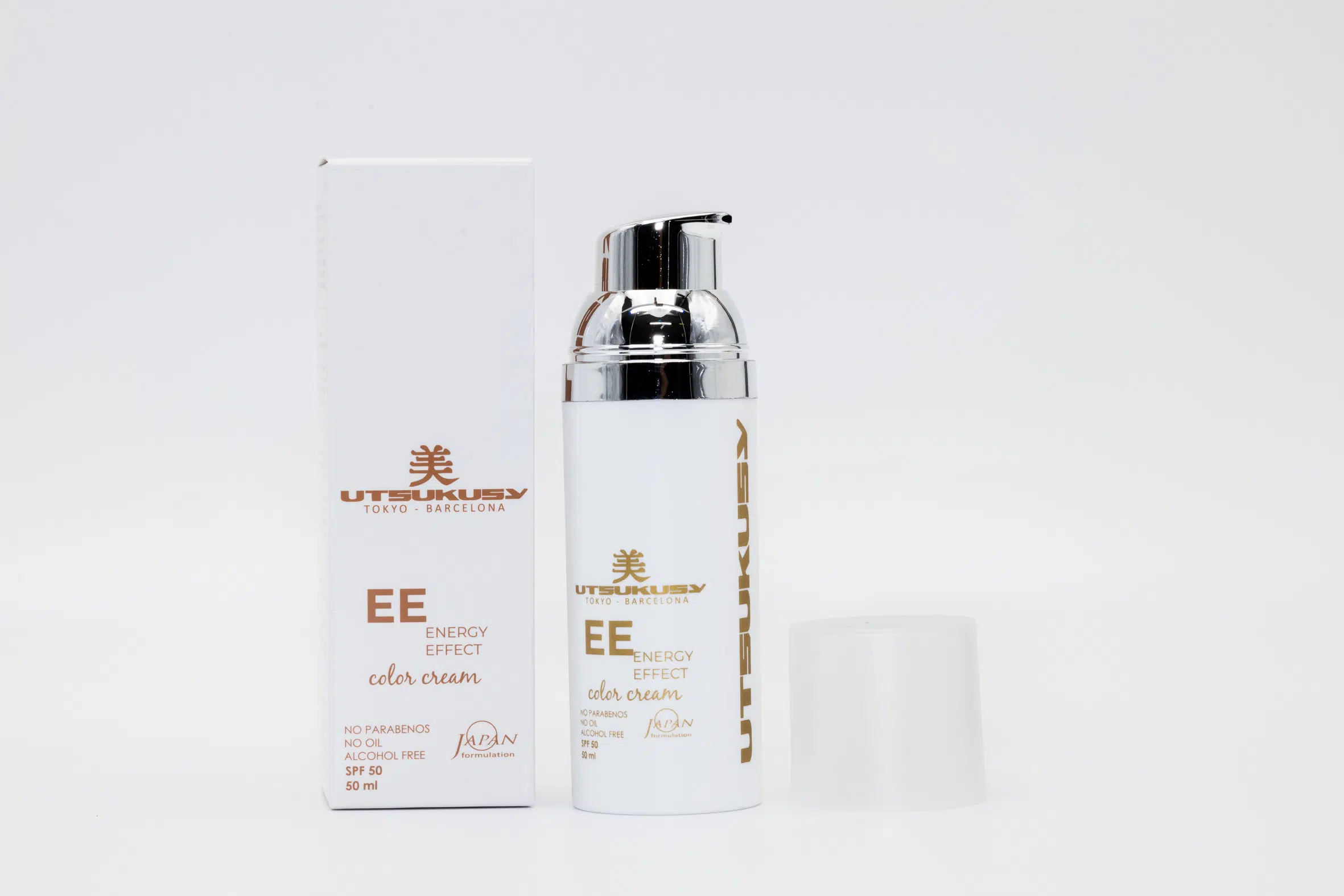 Crema EE EnergyEfect SPF50 Crema proteccion solar 50 con color maquillaje Utsukusy
