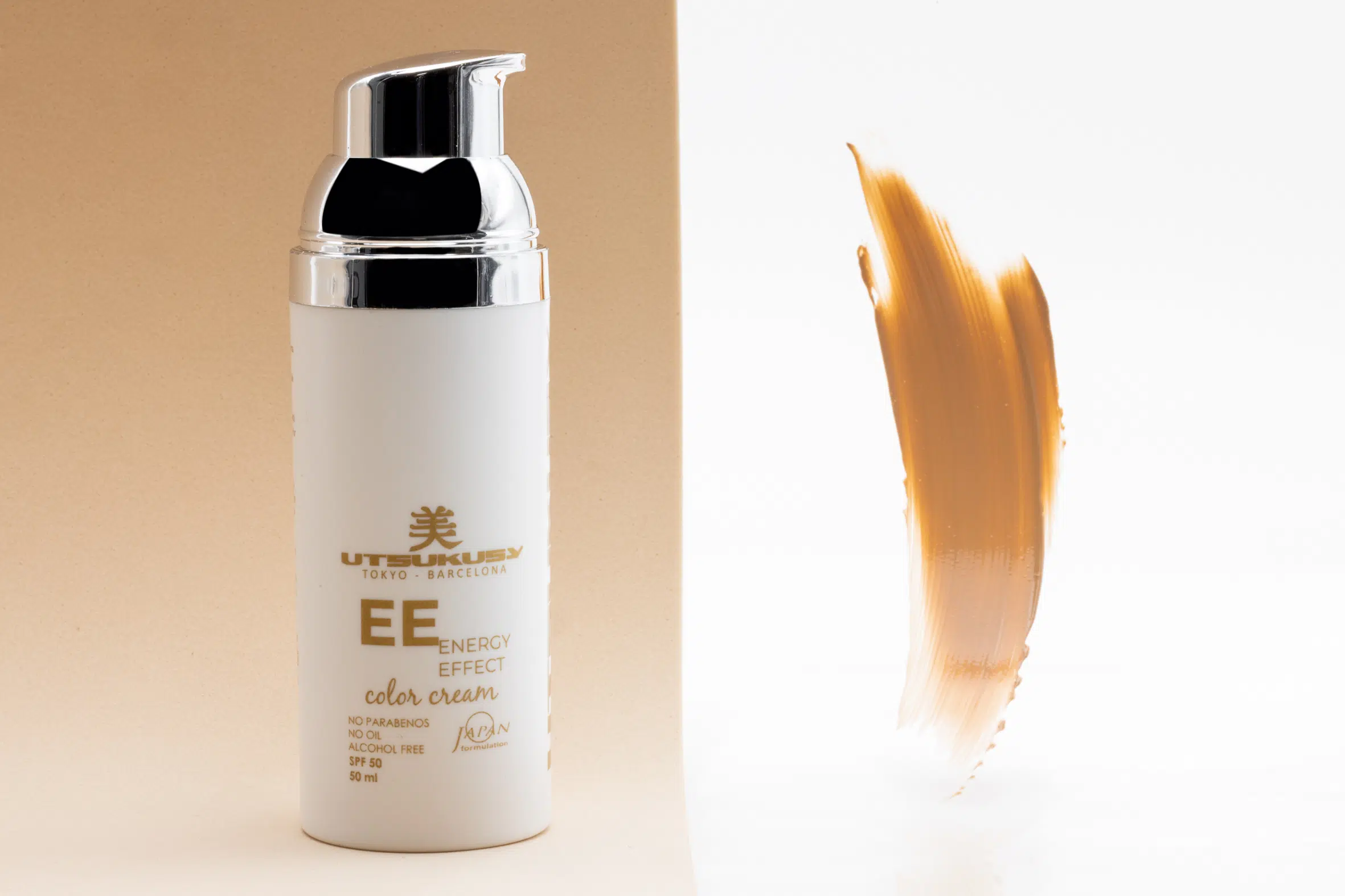 Crema EE EnergyEfect SPF50 Crema proteccion solar 50 con color maquillaje Utsukusy