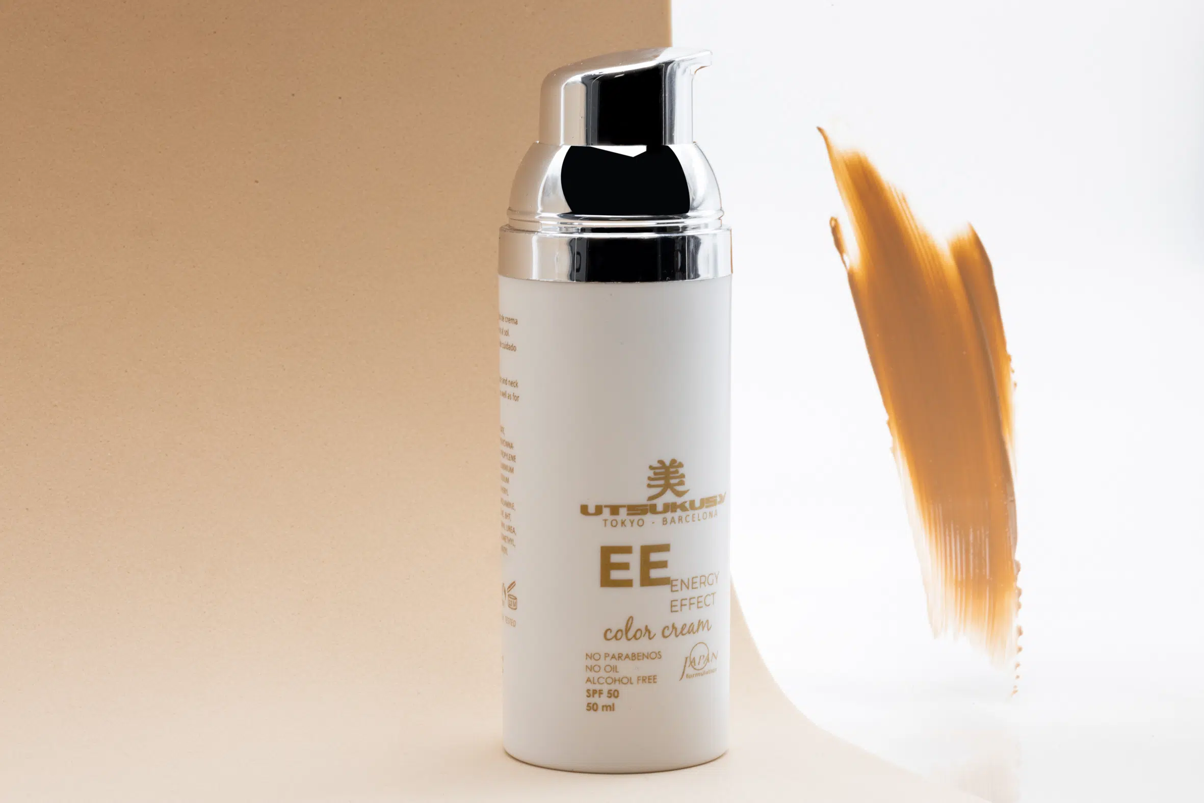 Crema EE EnergyEfect SPF50 Crema proteccion solar 50 con color maquillaje Utsukusy