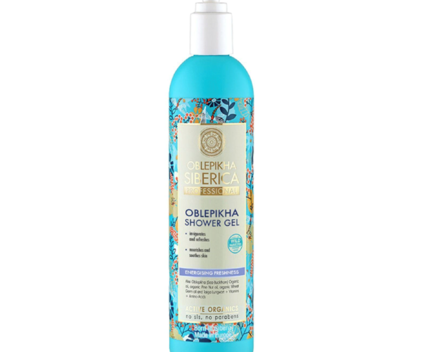 Gel de ducha de oblepikha, frescor energizante Natura Siberica