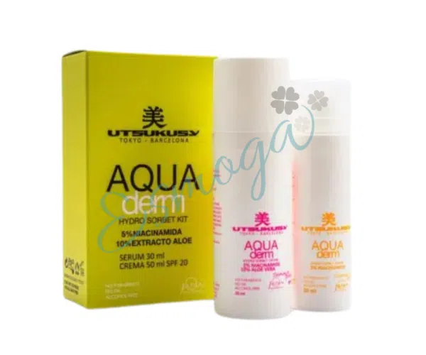 Kit hydro Sorbet crema+serum Utsukusy aqua derm