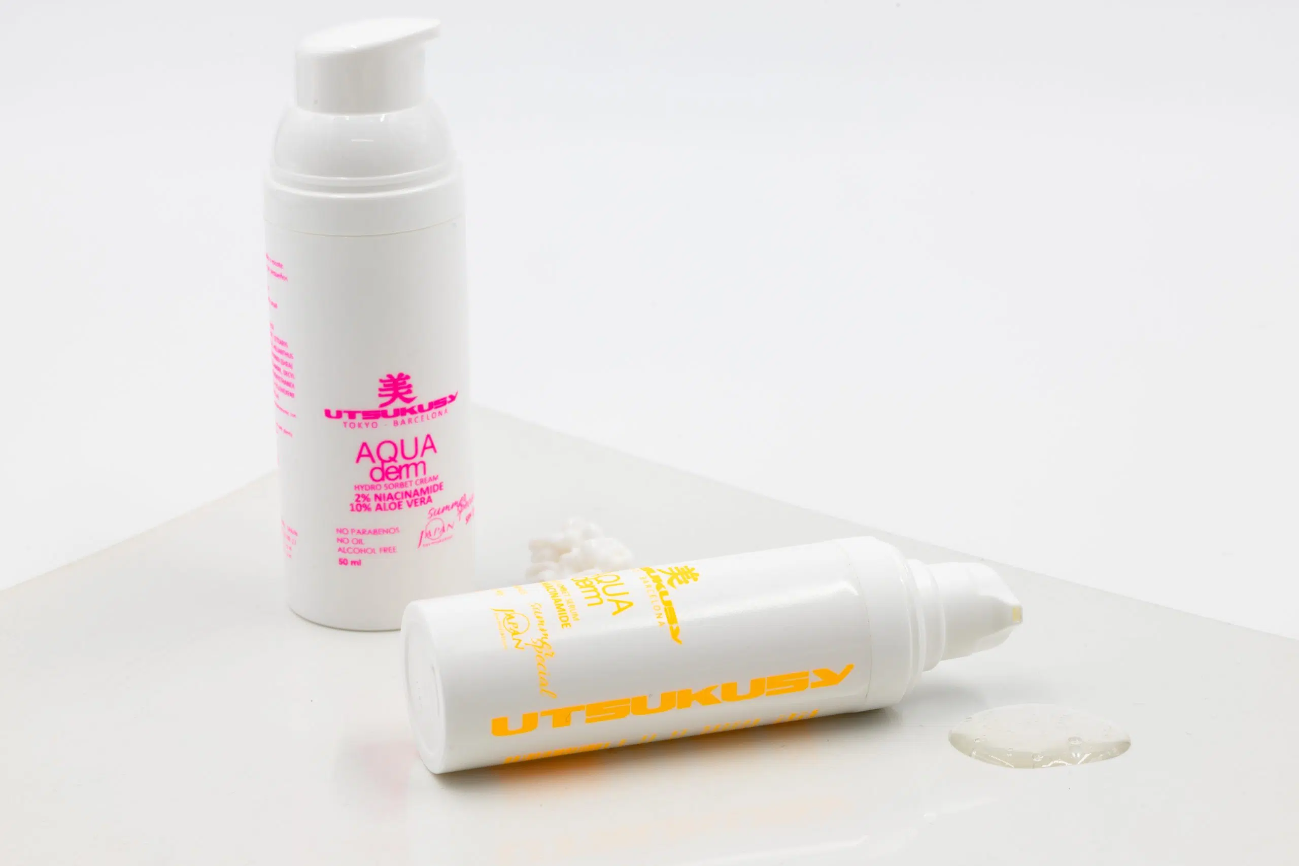 Kit hydro Sorbet crema+serum Utsukusy aqua derm