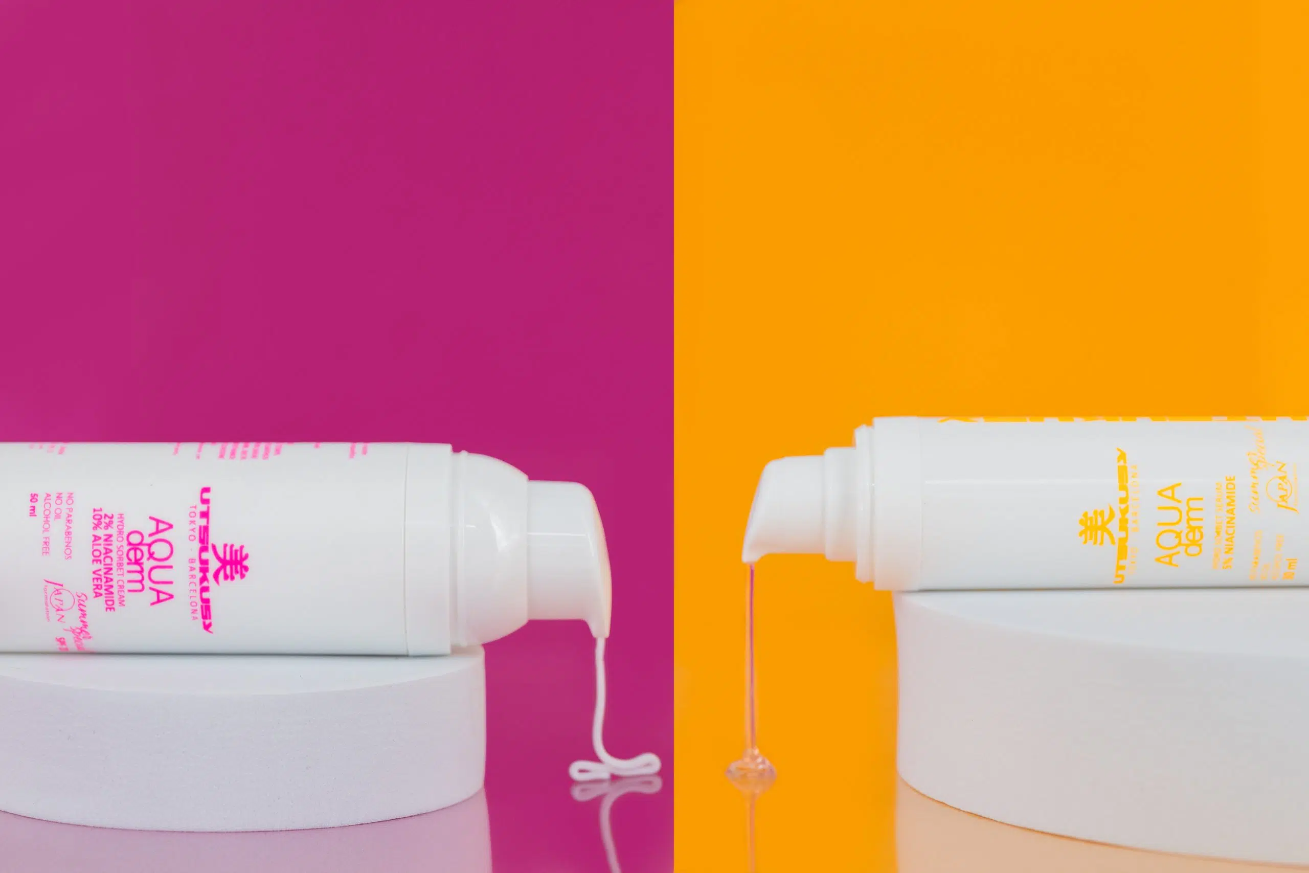 Kit hydro Sorbet crema+serum Utsukusy aqua derm