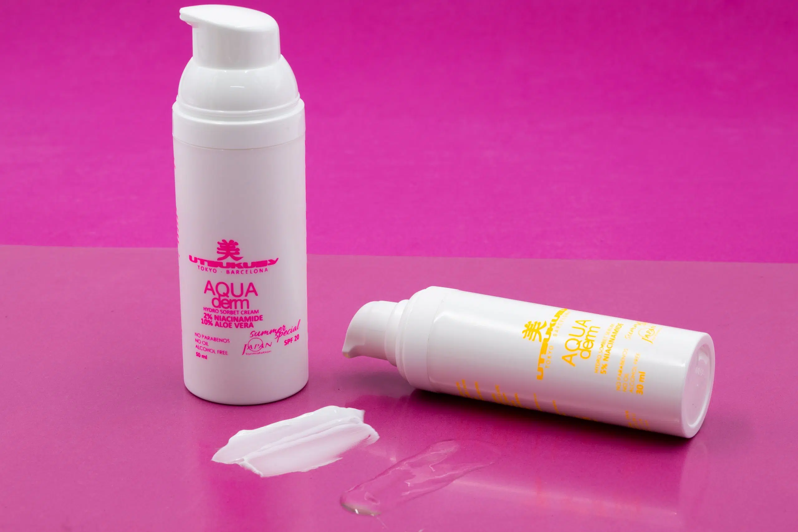 Kit hydro Sorbet crema+serum Utsukusy aqua derm