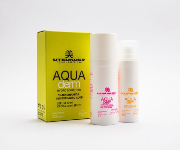 Kit hydro Sorbet crema+serum Utsukusy aqua derm