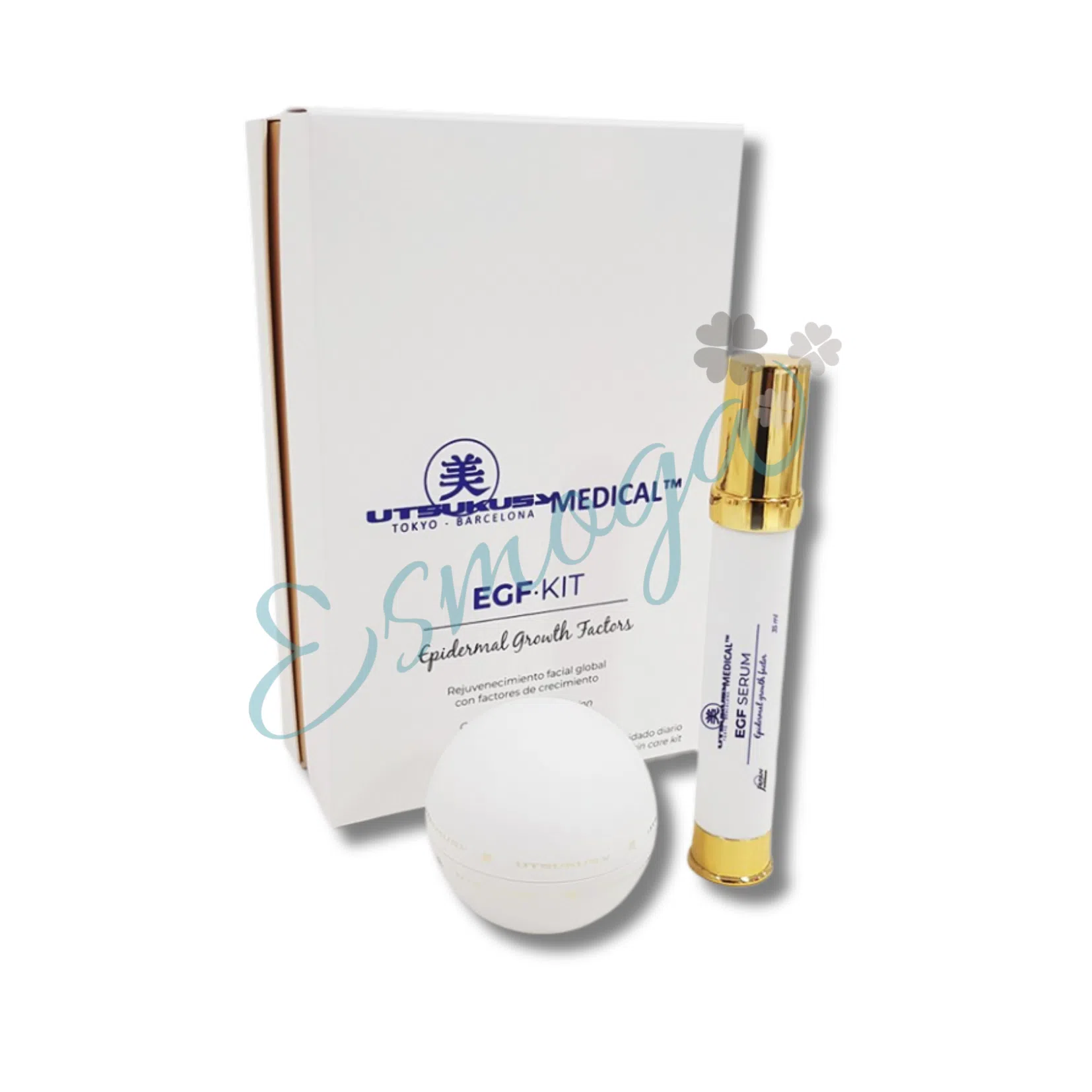 Kit EFG factores de crecimiento utsukusy cosmetics crema+ serum facial
