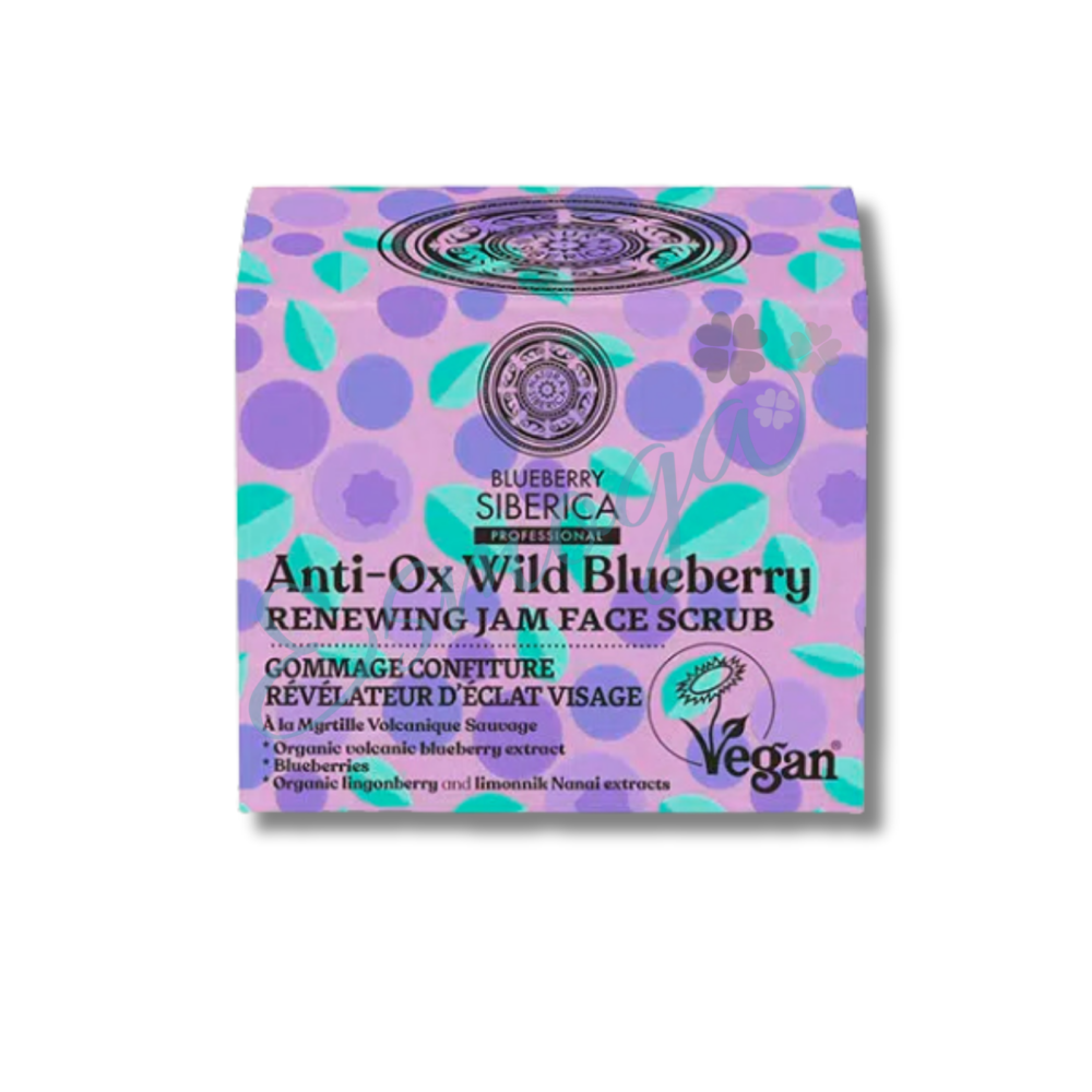 exfoliante facial mermelada natura siberica blueberry arandanos
