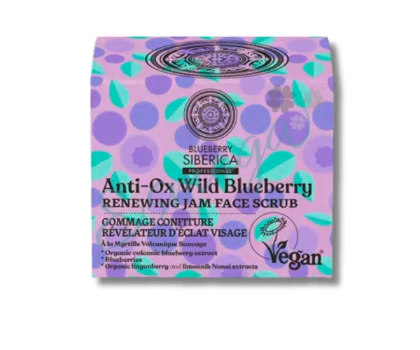 exfoliante facial mermelada natura siberica blueberry arandanos