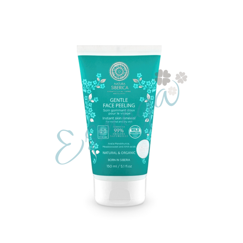 Peeling facial suave para piel normal o seca Renovación Instantánea de la piel Natura Siberica