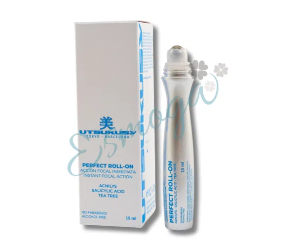 Perfect Roll-on, utsukusy cosmetics. Ideal para combatir y acelerar la eliminación de las impurezas puntuales.