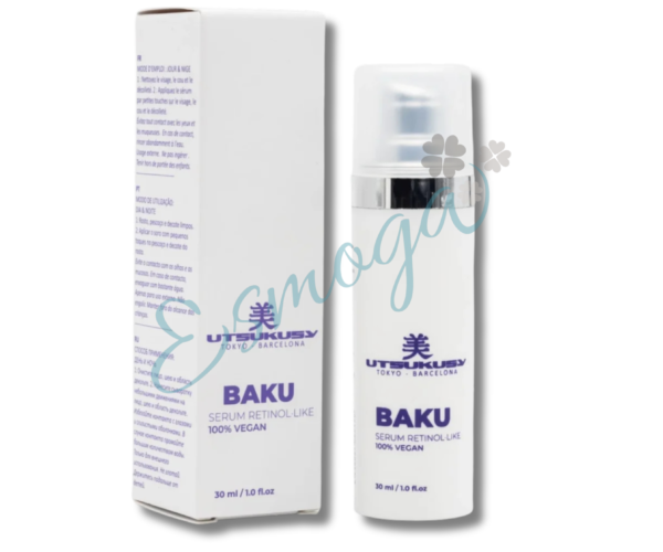 Baku serum retinol-like. Serum ultra-concentrado diseñado para prolongar y potenciar la acción renovadora y equilibrante de la piel.
