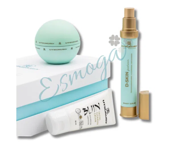 Set Dskin Utsukusy cosmetics. crema y serum con vitamina D