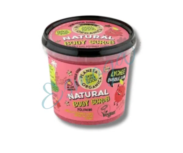 Exfoliante Corporal Chicle de Lichi. Skin super Good