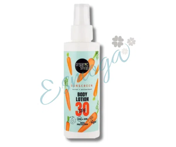 Loción corporal de textura ligera con SPF 30 Loción corporal de textura ligera con SPF 30, resistente al agua y de rápida absorción.