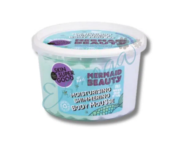 Mousse corporal hidratante con brillo «Mermaid Beauty», Skin Super Good