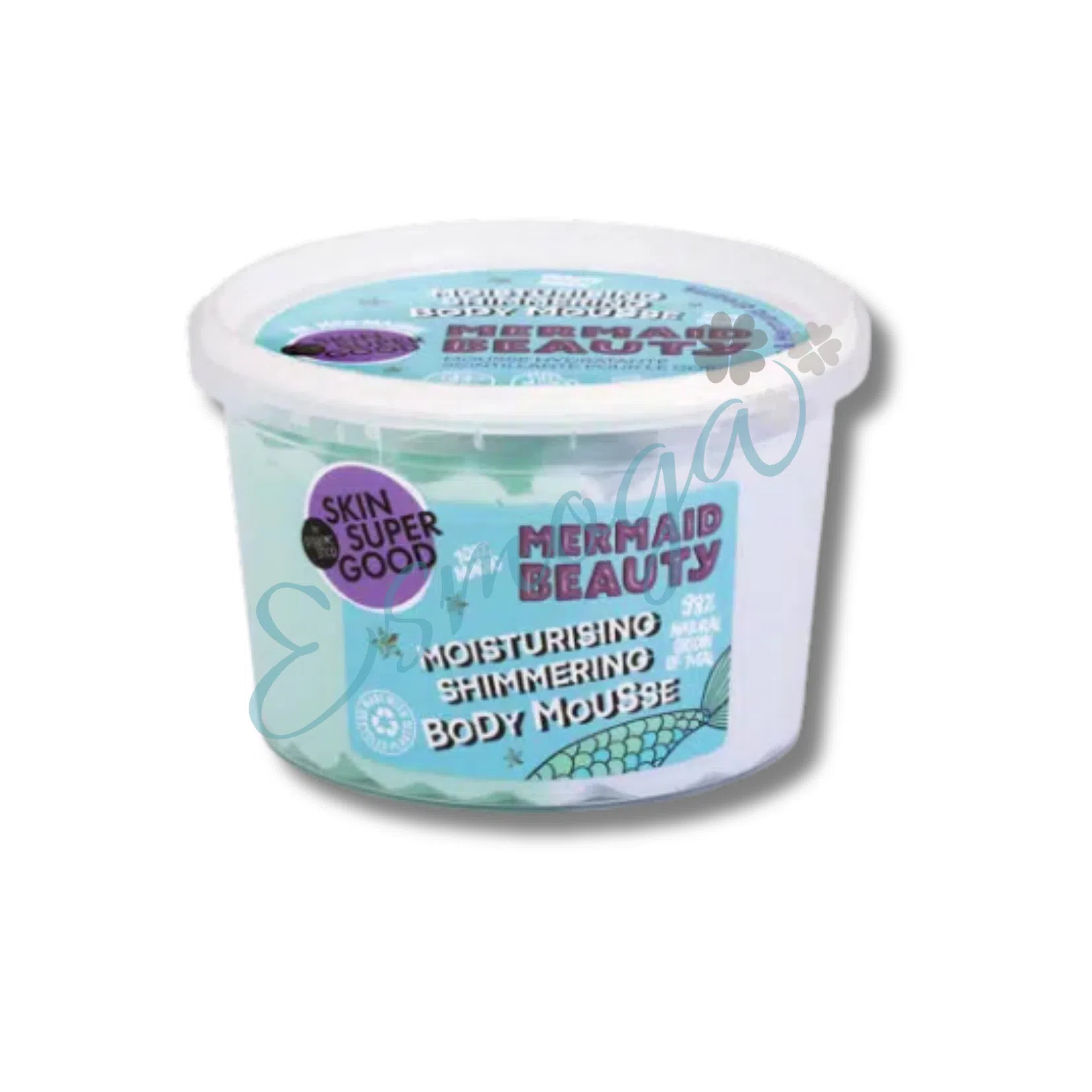 Mousse corporal hidratante con brillo «Mermaid Beauty», Skin Super Good