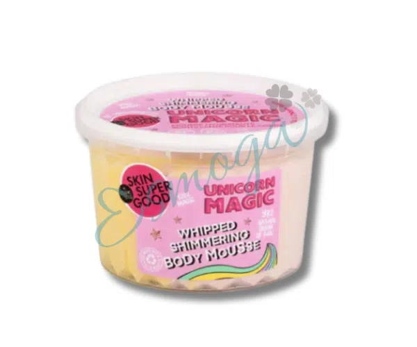 Mousse corporal hidratante con brillo «Unicorn Magic», Skin Super Good