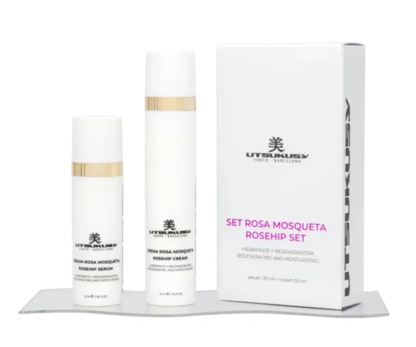 Kit Rosa Mosqueta "Rosehip", regenerador e hidratante, Utsukusy Cosmetics