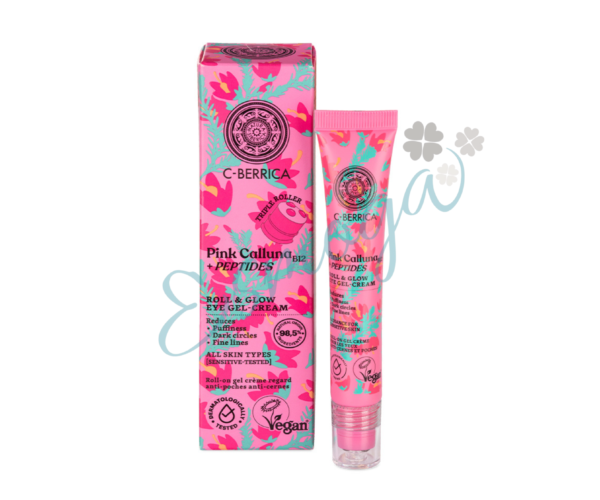Contorno de ojos Cremigel Roll & Glow Pink Calluna– Pink Calluna, Natura Siberica