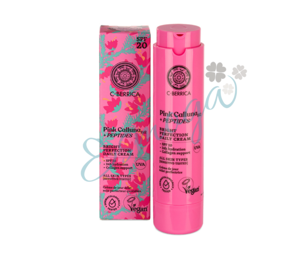 Crema de Día Facial SPF20 – Pink Calluna, Natura Siberica