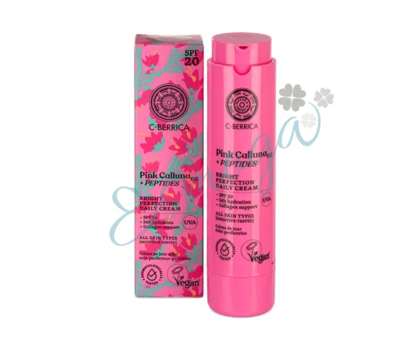 Crema de Día Facial SPF20 – Pink Calluna, Natura Siberica