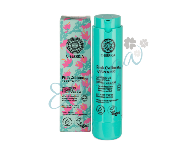 Crema de Noche Renovadora e iluminadora– Pink Calluna, Natura Siberica