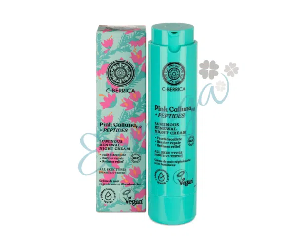 Crema de Noche Renovadora e iluminadora– Pink Calluna, Natura Siberica