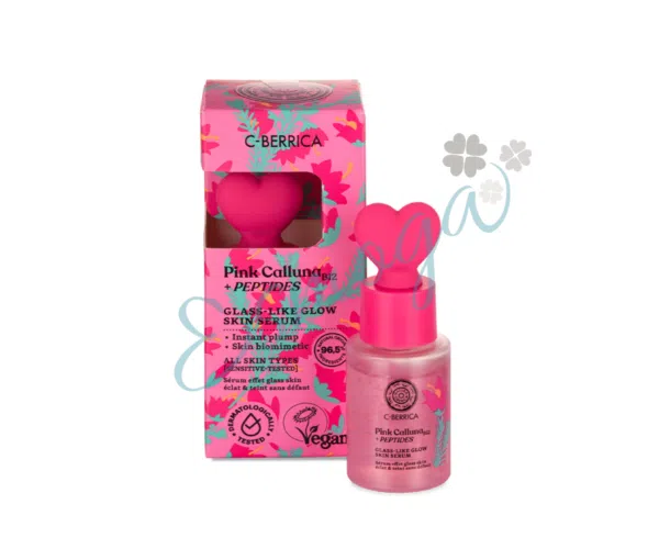 Sérum Facial Iluminador Efecto Glass Skin – Pink Calluna, Natura Siberica